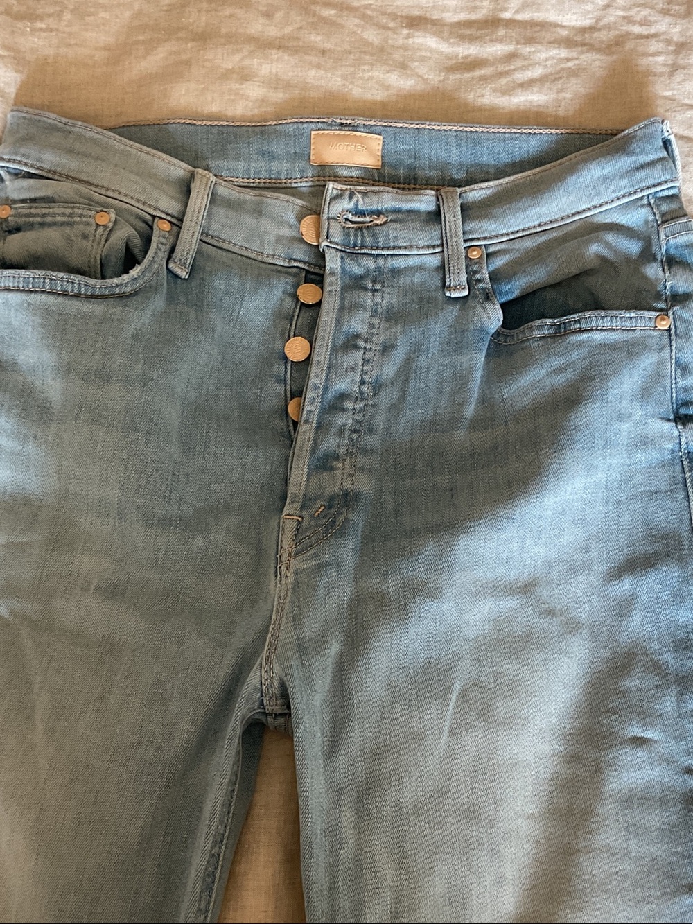 MOTHER Size 30 The Tripper Ankle Fray Jeans
